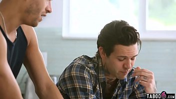 Preview 1 of Amr Takin Wallxxx - Stepbrothers DP fuck their new dumb MILF stepmom