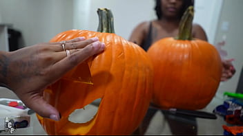 Preview 2 of Indian Beautiful Crying - The Legend Of Pumpkin Head Starring Brattty Bae &amp_ Siren Nudist &quot_Be Careful What You Ask For&quot_&quot_