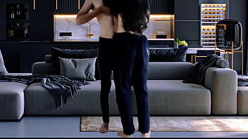 Preview 2 of Not Fully - Hot desi indian couple in the room hard sex hot romance,  Nighty boobs kiss and ass lick