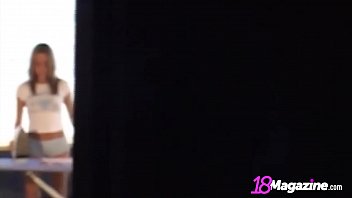 Preview 1 of Doctor With Hijab - y. Andi Pink Gets Nude While Ironing!
