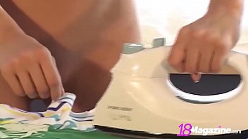 Preview 4 of Doctor With Hijab - y. Andi Pink Gets Nude While Ironing!
