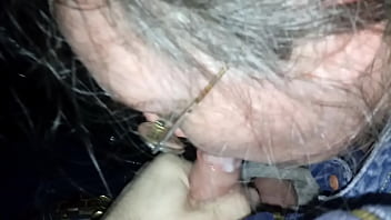 Preview 3 of One Man Two Penas - Cum in old whores mouth