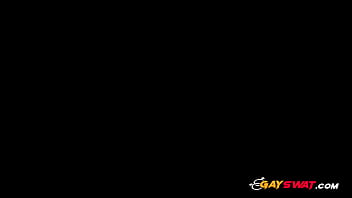 Preview 1 of Big Black Fuck Dp - Criminal is caught by gay officer under charges of solicitation