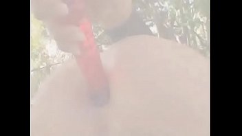 Preview 1 of Jpanisex - Brunette floozie Brandi Lyons with  gaunt figure likes to ride hard schloen and suck two more in the shade of tree