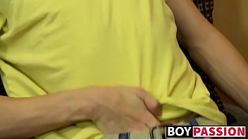 Preview 1 of Full Hd Eglish Sex - Youngster twink drilling his ass with a giant purple dildo