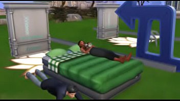 Preview 1 of Called Brad Tyler Over To - Public sim interracial sex