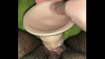 Preview 2 of Speed Sex Video - Dildo deep in my transboy pussy (LucaBlu)