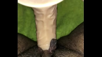 Preview 3 of Speed Sex Video - Dildo deep in my transboy pussy (LucaBlu)