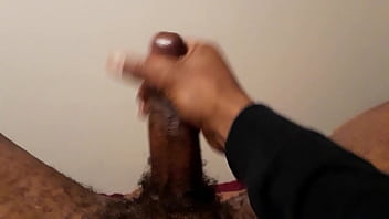 Preview 3 of Dayana Zubiri - Masturbating my black dick cumming