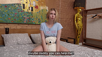 Preview 1 of School Sex Vidiyo Dawnlod - Step-dad,  Will You Fuck My Pussy And Teach Me How To Be a Slut?