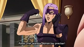 Preview 2 of Japanese Granny Pooping - jojos bizarre adventure vento aureo episodio 18 legendado ptbr