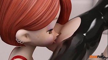 Preview 4 of Mature Brutal Sex - two lesbian animated in latex