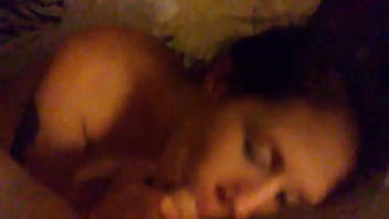 Preview 1 of Leabian Fuck Hard - Thick white girl sucks boyfriend&#039_s dick fresh out of jail