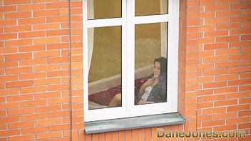 Preview 1 of Busty Rough Fucking - Dane Jones Voyeur fucks his sexy neighbour with amazing tight natural body