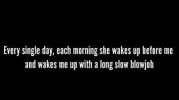 Preview 1 of Xxx Bom Com Dharu Boy - Every morning she wakes me up with an hour   long blowjob