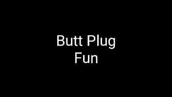 Preview 1 of Nude Tee - Butt Plug Fun