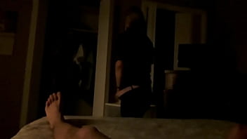 Preview 1 of Riding Clothed - Girlfriend strip tease