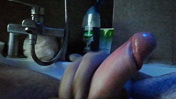 Preview 4 of Didlo Making - Bath wank