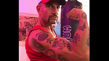 Preview 2 of 20 Inch Long Lun Xxx - BICEP FLEXING STRONG ARM WITH TATTOOS