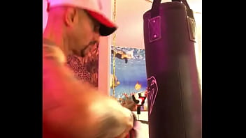 Preview 1 of Xxxhd C0m - HEAVY BAG WORKOUT MAXXX LOADZ THE FITTEST PORN STAR ON THE PLANET GYMTANSEX GTS