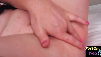 Preview 2 of Ftv Horny Babe Toying Pussy - Post op tgirl babe toys her new pussy
