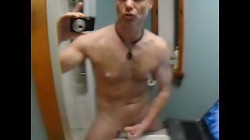 Preview 2 of Mom And Son Full Movie Japanese - Jerking off in my buddy&#039_s bathroom while housesitting.