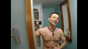 Preview 4 of Mom And Son Full Movie Japanese - Jerking off in my buddy&#039_s bathroom while housesitting.