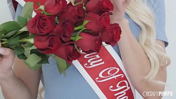 Preview 1 of Ariany Koba - Petite Blonde Babe Elsa Jean is Crowned Cherry of the Year