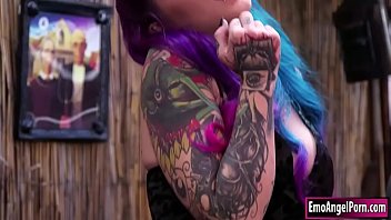 Preview 1 of Arab 18 Ywrs - Sexy ink babe sucks n fucked by big cock