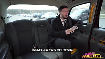 Preview 1 of Asha Hariya - Female Fake Taxi Big tits Czech driver Lady Gang rides hard cock passionate blowjob hardcore sex