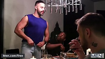 Preview 2 of Sunny Lion 2015 - Matthew Parker and Teddy Torres - The Dinner Party Part 2 - Drill My Hole - Men.com