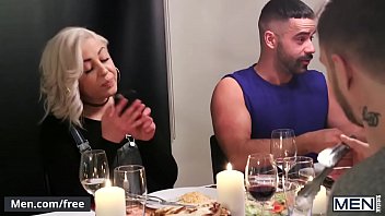 Preview 1 of Sunny Lion 2015 - Matthew Parker and Teddy Torres - The Dinner Party Part 2 - Drill My Hole - Men.com