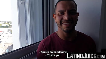 Preview 1 of Beautiful Girls Porning - LatinoJuice.com - Antuan Ruma &amp_ Damian Moreno - Im impressed with Antuan Rumas god like body so I ardently bareback him