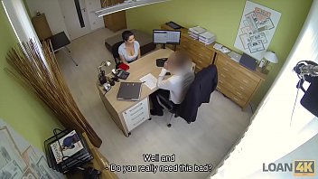 Preview 2 of Film Xxxl Lesbians Monster Ass - LOAN4K. Modest brunette has dirty sex for cash in the loan agency