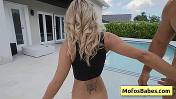 Preview 4 of Autor Rose - Big ass petite blonde latina suck fat dick and fuck in very flexible positions (Luna Luxe,  JMac)