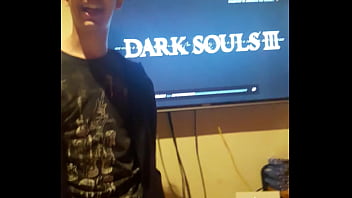 Preview 1 of Black Ass Moms - otaku en celo se emociona por jugar dark souls