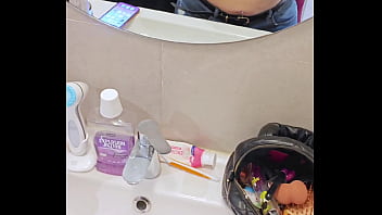 Preview 1 of Jav Teen Melody - Depraved stepfather cums on daughter&#039_s face after asking for blowjob in public restaurant KFC