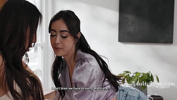 Preview 3 of One8 Plas - Squirting Relief For Dear Lesbian Room Mate - Chloe Surreal,  Nicole Doshi