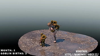 Preview 3 of Chusing Girls To Girls - Goblins capture knight