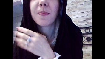 Preview 3 of Girl Wearing Hoodie - Sister,  this is by no means appropriate behavior for a church nun