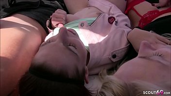 Preview 4 of Shah Golden - german threesome 18 jahre junge pia und helena von typen gefickt auf boot
