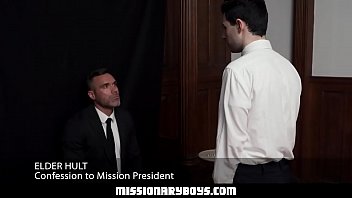 Preview 1 of Paula Hotel Curuzu - MormonBoyz - Horny Priest Watches As A Religious Boy Jerks His Cock In Confession
