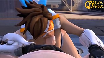 Preview 2 of Softcore Leotard Dry Hump - Overwatch 3D Porn