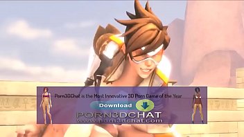 Preview 4 of Softcore Leotard Dry Hump - Overwatch 3D Porn