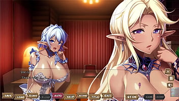 Preview 1 of Loly 33 Com - Namaiki Dark Elf Sisters,  Cocky Chicks Craving Creampies. 9 part