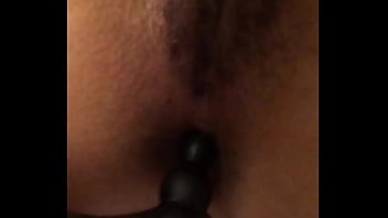 Preview 2 of Reaya Sunshine - Horny Canadian homemade with wet tight hairy pussy masterbating with dildo in ass