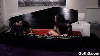 Preview 2 of China Baby Xvideo - Whitney Wright  is a busty goth babe that loves fucking with her horny stepbro on her coffin bed.