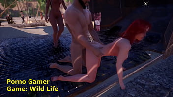 Preview 4 of 90s Porn Movies - Jugando WildLife Barbon se Coge a todas las chicas
