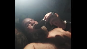 Preview 1 of Deep Throut Sex Amazing - Me deepthroating a black dildo