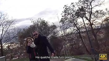 Preview 2 of Bengail Xwwww - HUNT4K. Scopo una ragazza dai capelli rossi davanti al fidanzato